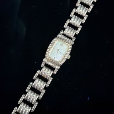 Judith Ripka Sterling Silver Quartz Watch