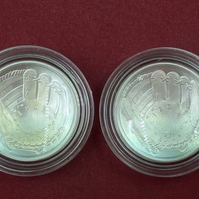 National Baseball Hall of Frame Silver coins