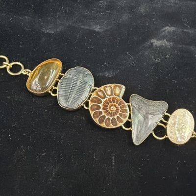 Ammonite Fossil Bracelet "Charles Albert"