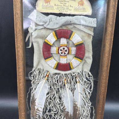 Framed "Medicine Wheel Bag"