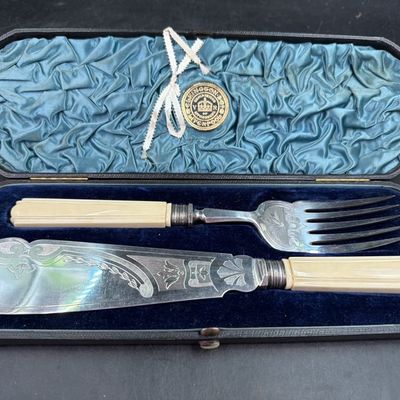 Antique Elkington and Co Server Set