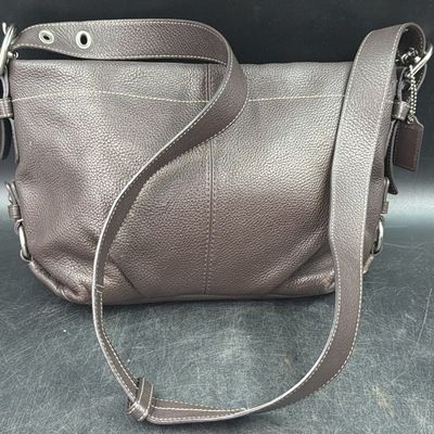 Leather Coach Hobo Shoulder Handbag or Cross Body