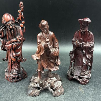 Carved Wooden Statues