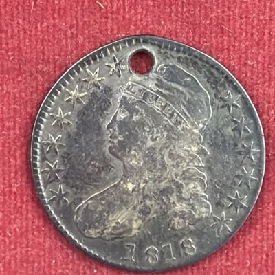 1818 Capped Bust Silver Half Dollar