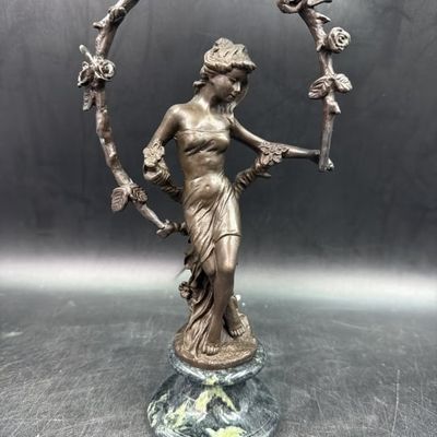 Moreau Bronze Spelter Statue