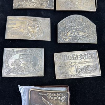Vintage Brass Belt Buckles