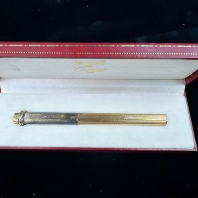 Cartier Gold Filled Pen with Original Box