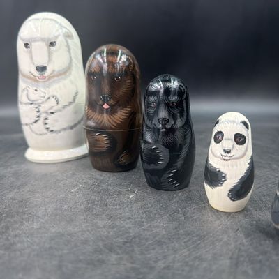 Golden Cockerel Nesting Dolls