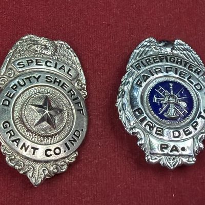 Vintage First Responder Badges
