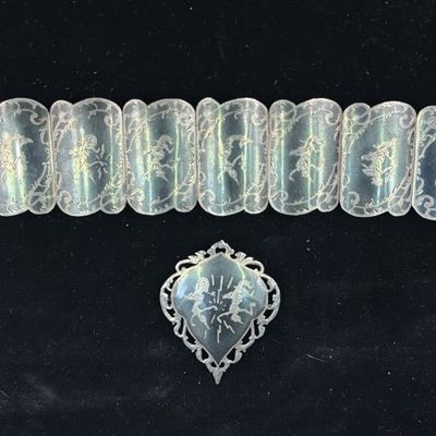 Vintage Siam Silver Niello Jewelry