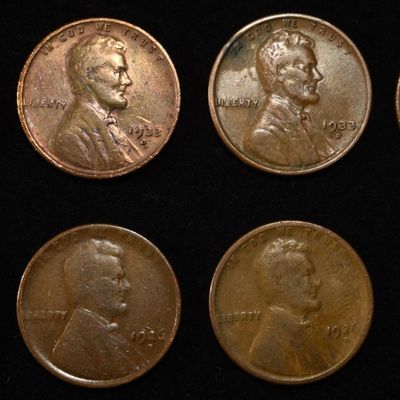 8 NICE EARLY SEMIKEY WHEAT CENTS