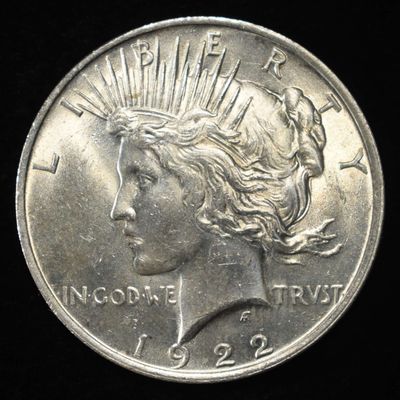 1922 PEACE DOLLAR CH BU