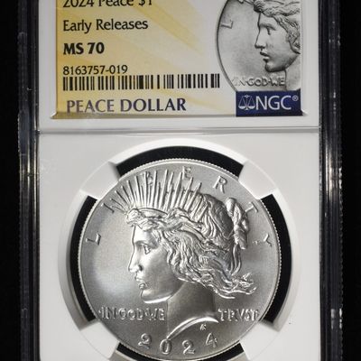 2024 PEACE DOLLAR NGC MS70 EARLY RELEASES