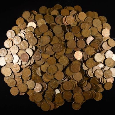 (500) WHEAT CENTS: MIXED DATES