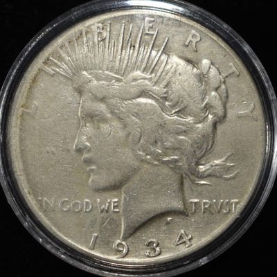 1934-S PEACE DOLLAR