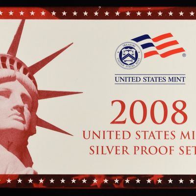 2008 SILVER PROOF SET INCOMPLETE