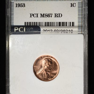 1953 WHEAT CENT PCI SUPERB GEM BU RD