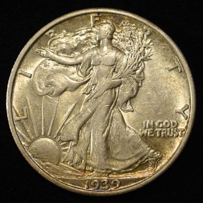 1939-S WALKING LIBERTY HALF DOLLAR AU/BU