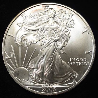 2003 AMERICAN SILVER EAGLE
