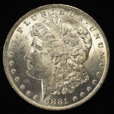 1881-O MORGAN DOLLAR BU