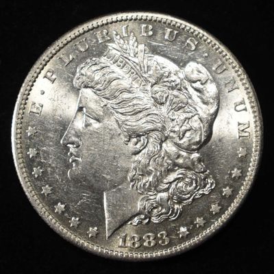 1883-S MORGAN DOLLAR BU