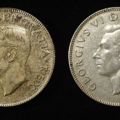 (4) 50C CANADIAN 92.5% SILVER