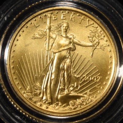 2007 1/10 OZ GOLD LIBERTY