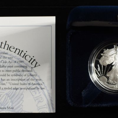 2000-P AMERICAN SILVER EAGLE PROOF