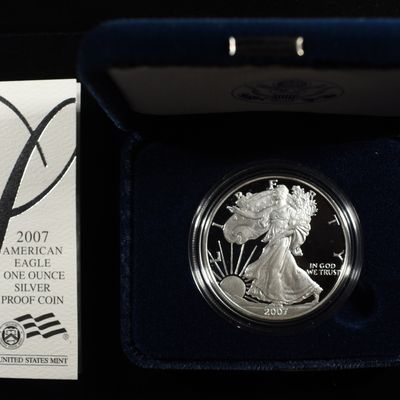 2007-W AMERICAN SILVER EAGLE PROOF