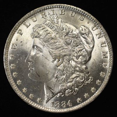 1884-O MORGAN DOLLAR BU