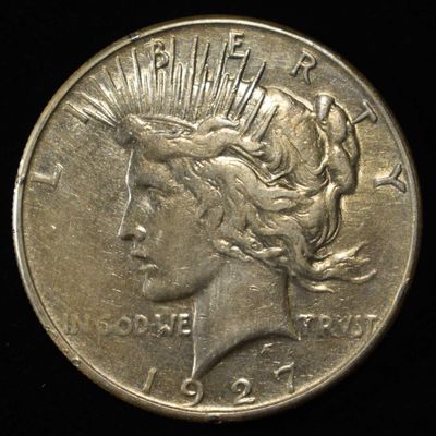 1927-S PEACE DOLLAR XF