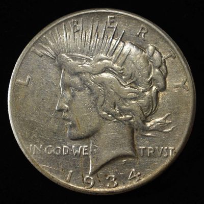 1934-S PEACE DOLLAR XF