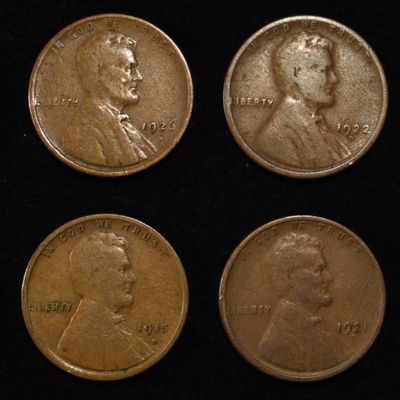 8 NICE EARLY SEMIKEY WHEAT CENTS