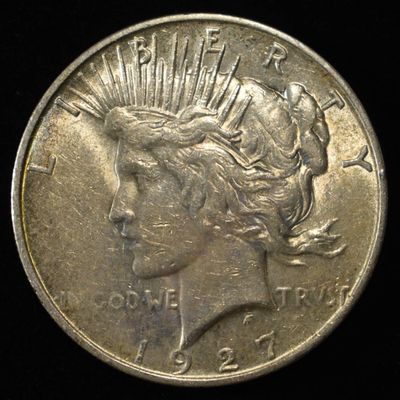 1927-D PEACE DOLLAR AU