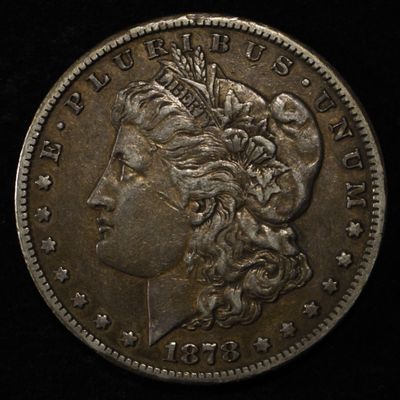 1878-CC MORGAN DOLLAR XF