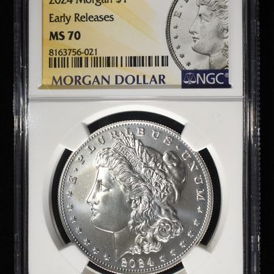 2024 MORGAN DOLLAR NGC MS70 EARLY RELEASES