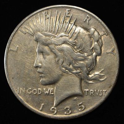 1935-S PEACE DOLLAR XF