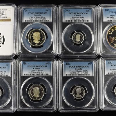 CANADA GRADED COIN LOT