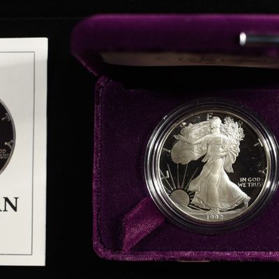 1992-S AMERICAN SILVER EAGLE PF