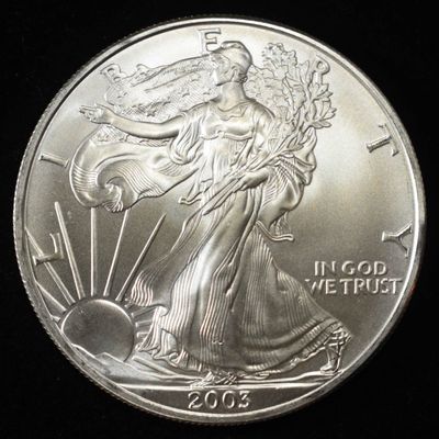 2003 AMERICAN SILVER EAGLE