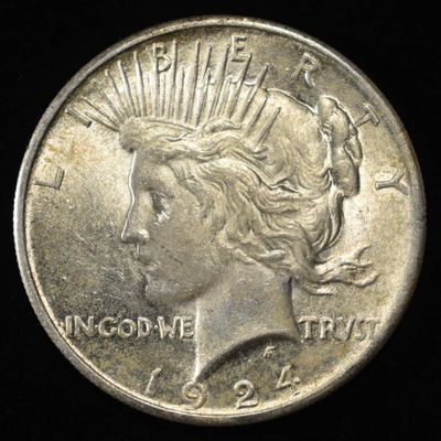 1924 PEACE DOLLAR BU