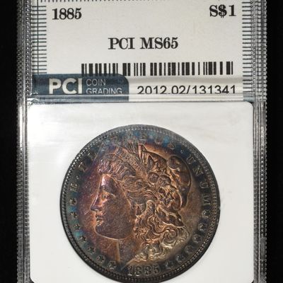 1885 MORGAN DOLLAR PCI GEM BU