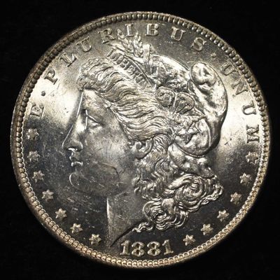 1881-O MORGAN DOLLAR CH BU
