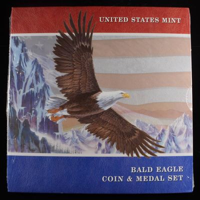 2008 BALD EAGLE COIN & MEDAL SET