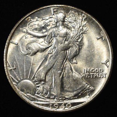 1940-S WALKING LIBERTY HALF DOLLAR BU