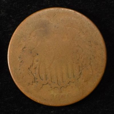 (3) 2-CENT PIECES DAMAGED