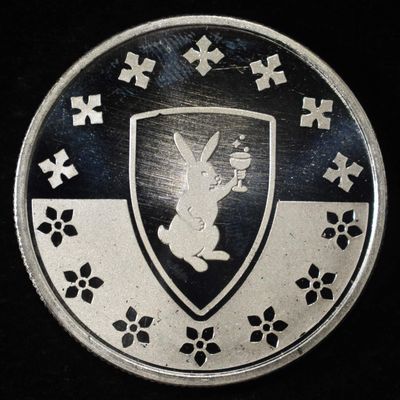 RABBIT 1 OZ .999 SILVER ROUND