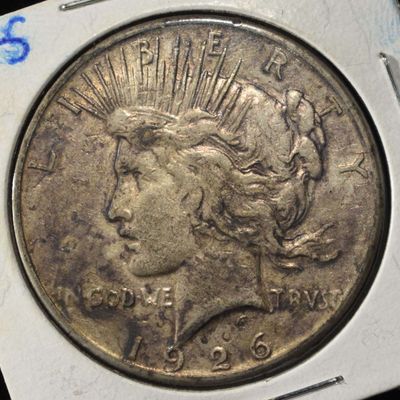 1926-S PEACE DOLLAR