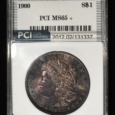 1900 MORGAN DOLLAR PCI GEM BU