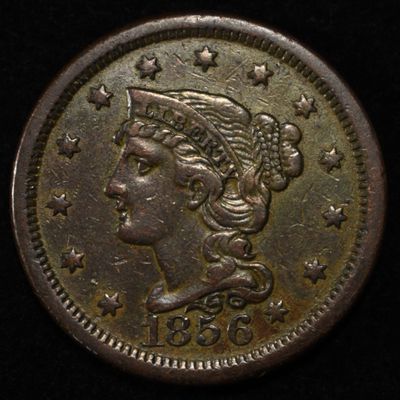 1856 LARGE CENT AU